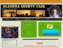 Tablet Screenshot of alachuacountyfair.com